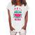 One In A Melon Mama Watermelon Family Matching Women's Loosen T-Shirt White