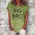 Big Bro Brother Announcement Dada Mama Family Matching Women's Loosen T-Shirt Grey