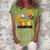 Excavator Shirts For Toddler Boys Girls Easter Eggs Cavator Women's Loosen Crew Neck Short Sleeve T-Shirt Grey