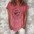 Buy Welcome Back To School Women's Loosen Crew Neck Short Sleeve T-Shirt Watermelon