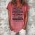 Villarreal Name Spoiled Wife Of Villarreal Women's Loosen T-shirt Watermelon