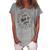 Buy Welcome Back To School Women's Loosen Crew Neck Short Sleeve T-Shirt Green