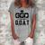 God Is The Greatest Of All Time GOAT Inspirational Women's Loosen T-Shirt Green