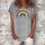 Love Wins Lgbt Kawaii Cute Anime Rainbow Flag Pocket Women's Loosen T-Shirt Green