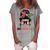 Save Afghan Girls Women's Loosen Crew Neck Short Sleeve T-Shirt Green