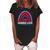 Buffalo Strong Choisissez Lamour Priez Pour Buffalo Rainbow Women's Loosen Crew Neck Short Sleeve T-Shirt Black