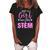 Just Girl Who Loves Stem Teacher Women's Loosen Crew Neck Short Sleeve T-Shirt Black