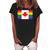 Lgbt Gay Pride Rainbow Canadian Flag Women's Loosen Crew Neck Short Sleeve T-Shirt Black