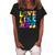 Love Like Jesus Tie Dye Faith Christian Jesus Men Women Kid Women's Loosen Crew Neck Short Sleeve T-Shirt Black