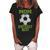Mom Of The Birthday Boy Soccer Lover Vintage Retro Women's Loosen Crew Neck Short Sleeve T-Shirt Black