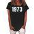 Pro Choice 1973 Womens Rights Feminism Roe V Wad Women Women's Loosen Crew Neck Short Sleeve T-Shirt Black
