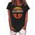 Reel Girl Fish V2 Women's Loosen Crew Neck Short Sleeve T-Shirt Black