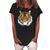 Tiger Face Animal Lover Funny Tigers Zoo Kids Boys Girl Women's Loosen Crew Neck Short Sleeve T-Shirt Black
