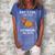 Just A Girl Who Loves Dachshund And Tacos For Dachshund Lovers Women's Loosen Crew Neck Short Sleeve T-Shirt Blue