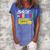 Welcome Back To School Here I Come 487 Shirt Women's Loosen Crew Neck Short Sleeve T-Shirt Blue