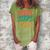 1973 Retro Roe V Wade Pro-Choice Feminist Womens Rights Women's Loosen Crew Neck Short Sleeve T-Shirt Green