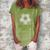 Mom Of The Birthday Boy Soccer Lover Vintage Retro Women's Loosen Crew Neck Short Sleeve T-Shirt Green