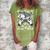 Siberian Husky Video Game Noob Oof Shirt Kids Boys Girls Women's Loosen Crew Neck Short Sleeve T-Shirt Green