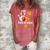 Bowling Birthday 10 Years Old Boy Tee Funny Bowler Girl Kids Women's Loosen Crew Neck Short Sleeve T-Shirt Watermelon