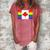 Lgbt Gay Pride Rainbow Canadian Flag Women's Loosen Crew Neck Short Sleeve T-Shirt Watermelon