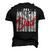 All American Dad Retro 4Th Of July Cool & Melanin Art Men's 3D T-shirt Back Print Black