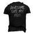 Awesome Like My Kids Mom Dad Men's 3D T-Shirt Back Print Black