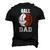 Mens Ball Dad Volleyball Basketball Dad Men's 3D T-Shirt Back Print Black