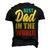 Best Dad In The World Fathers Day T Shirts Men's 3D Print Graphic Crewneck Short Sleeve T-shirt Black