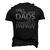 Only The Best Dads Get Promoted To Papaw Men's 3D T-Shirt Back Print Black