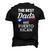 Mens The Best Dads Are Puerto Rican Puerto Rico Men's 3D T-Shirt Back Print Black