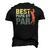 Best Papa By Par Fathers Day Golf Grandpa Classic Men's 3D T-Shirt Back Print Black