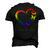 Butterfly Heart Rainbow Love Is Love Lgbt Gay Lesbian Pride Men's 3D T-Shirt Back Print Black
