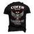 Cofer Blood Runs Through My Veins Name V2 Men's 3D Print Graphic Crewneck Short Sleeve T-shirt Black