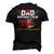 Dad Birthday Crew Fire Truck Firefighter Fireman Party V2 Men's 3D T-shirt Back Print Black