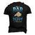 Being A Dad Is An Honor Being A Pappy Is Priceless Men's 3D T-Shirt Back Print Black