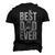 Mens Dads Birthday Fathers Day Best Dad Ever Men's 3D T-shirt Back Print Black