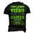 I Dont Always Play Video Games Video Gamer Gaming Men's 3D T-shirt Back Print Black
