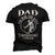 Father Grandpa Dadthe Bowhunting Legend S73 Family Dad Men's 3D Print Graphic Crewneck Short Sleeve T-shirt Black