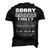 Finley Name Sorry My Heart Only Beats For Finley Men's 3D T-shirt Back Print Black