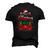 First Christmas As A Dad Santa Hat Ugly Xmas Men's 3D T-Shirt Back Print Black