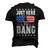 Fourth Of July 4Th Of July Im Just Here To Bang Patriotic Men's 3D T-shirt Back Print Black
