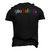 Gay Pride With Lgbt Support And Respect You Belong Men's 3D T-Shirt Back Print Black