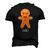Gingerbread Dad Christmas Matching Pajamas For Xmas Men's 3D T-Shirt Back Print Black