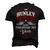 Hunley Name Shirt Hunley Family Name Men's 3D Print Graphic Crewneck Short Sleeve T-shirt Black