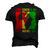 Juneteenth Is My Independence Day 4Th July Black Afro Flag Men's 3D T-shirt Back Print Black