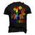 Be Kind Sign Language Hand Talking Lgbtq Flag Gay Pride Men's 3D T-Shirt Back Print Black