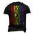 Kindness Equality Love Lgbtq Rainbow Flag Gay Pride Month Men's 3D T-Shirt Back Print Black