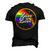 Love Is Love Rainbow Lgbt Gay Lesbian Pride Men's 3D T-Shirt Back Print Black