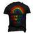 Love Will Always Win Pride Rainbow Kid Child Lgbt Quote Fun Men's 3D T-shirt Back Print Black