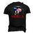 Merica Bernese Mountain Dog American Flag 4Th Of July Men's 3D T-Shirt Back Print Black